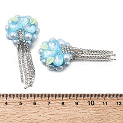 Handmade Polymer Clay Rhinestone Beads&nbsp;CLAY-Z006-02G