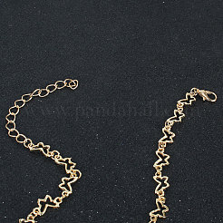 Simple and Retro Style Alloy Butterfly Link Chain Necklaces for Women&nbsp;FS-WG0AD9D-01