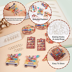 DIY Acrylic Dangle Earring Making Kit&nbsp;DIY-TA0009-47