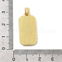 真鍮製エナメルペンダント  長方形と巻貝の形  ラックめっき  長持ちメッキ  カドミウムフリー＆鉛フリー  ゴールドカラー  ミックスカラー  27.5x14x3mm  穴：5.5x3.5mm&nbsp;KK-C134-38G