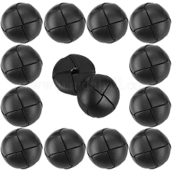 12Pcs 1-Hole Cowhide Shank Buttons&nbsp;BUTT-CL0001-06B