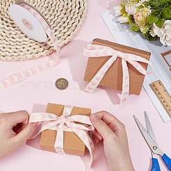 Heart Pattern Embroidery Cotton Ribbon&nbsp;OCOR-WH20003-100