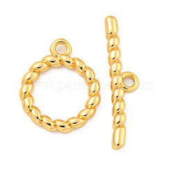 Brass Toggle Clasps&nbsp;KK-A223-25G