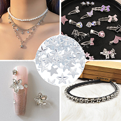 100Pcs Acrylic Rhinestone Cabochons&nbsp;OACR-CY0001-02