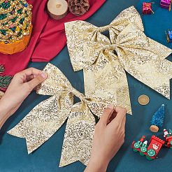Polyamide Glitter Bowknots&nbsp;DIY-TAC0051-010A