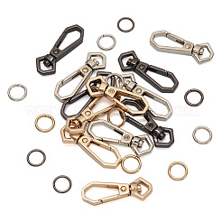 15Pcs 6 Colors Alloy Swivel Snap Hook Clasps&nbsp;FIND-TA0003-78