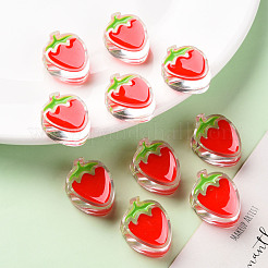Transparent Enamel Acrylic Beads&nbsp;TACR-S155-003