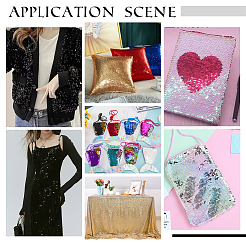 Stretch Sequin Polyester Fabric&nbsp;DIY-WH0502-50A