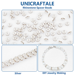 500Pcs Iron Rhinestone Spacer Beads&nbsp;RB-UN0001-12