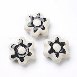 Handmade Porcelain Flower Beads Strands&nbsp;PORC-G006-16A