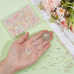 1500Pcs Opaque Luminous Acrylic Beads&nbsp;OACR-PA0001-99