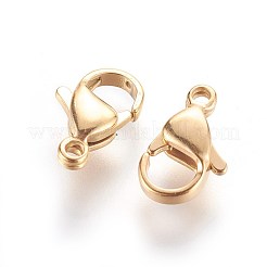 304 Stainless Steel Lobster Claw Clasps&nbsp;STAS-R050-12x7mm-02