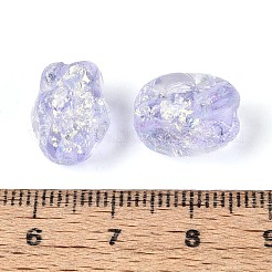Handmade Foil Glass Beads Strands&nbsp;FOIL-N033-02D