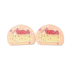 Printed Acrylic Cabochons&nbsp;LS-MACR-C003-29