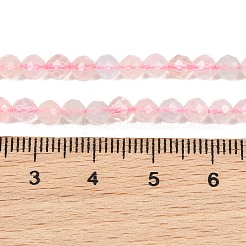 Natural Morganite Beads Strands&nbsp;G-O166-25-3mm-01