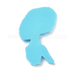 Black Women Portrait DIY Pendant Silicone Molds&nbsp;SIMO-C007-01B