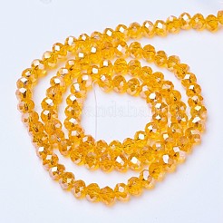 Electroplate Glass Beads Strands&nbsp;EGLA-A044-T2mm-B-M