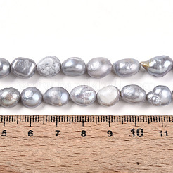 Natural Cultured Freshwater Pearl Beads Strands&nbsp;PEAR-N014-08L