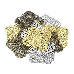 12Pcs 3 Colors Iron Filigree Joiner Links&nbsp;IFIN-YW0003-46