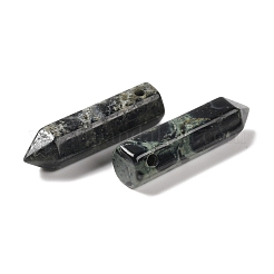 ナチュラルカンババジャスパーポインテッドペンダント  多面カット  弾丸  30~33x8~9mm  穴：1.4~1.6mm&nbsp;G-D460-01U
