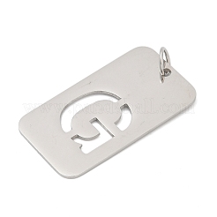 304 Stainless Steel Pendants&nbsp;LS-STAS-M115-01P-G
