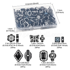 100Pcs 5 Styles Opaque Acrylic Beads&nbsp;OACR-FS0002-06