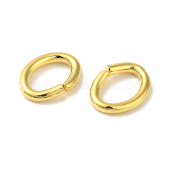 304ステンレススチールオープン丸カン  オーバル  18KGP本金メッキ  6x5x1mm  18ゲージ  内径：4.5x3mm  約50個/5g&nbsp;X-STAS-K285-01F-G