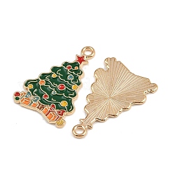 Christmas Theme Alloy Enamel Pendants&nbsp;ENAM-C031-01G-02