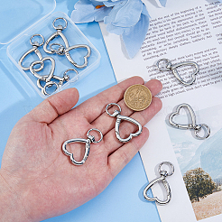 10Pcs Zinc Alloy Heart Shaped Swivel Hook Clasps&nbsp;FIND-DC0007-57P