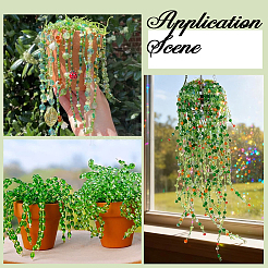 DIY人工苔作り  ガラスビーズ  手作りランプワークビーズ  アイアン製ワイヤー  diyの工芸品の結婚式の家の装飾のため  ミックスカラー  250~260x4~6x4~6mm&nbsp;DIY-BM0002-92