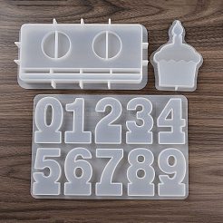 キャンドルホルダーDIYシリコンモールド  キャンドル作り用  数  19.2x10x2.3cm  内径：17.3x8のCM&nbsp;DIY-K073-11C