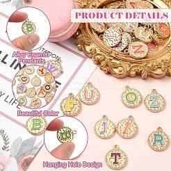 52Pcs Alloy Enamel Pendants&nbsp;ENAM-CJ0007-07C