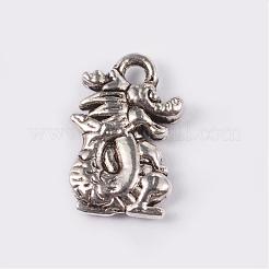 Tibetan Style Alloy Pendants&nbsp;PALLOY-ZN47975-AS-RS