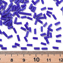 Opaque Colours Glass Bugle Beads&nbsp;SEED-N005-001-B02