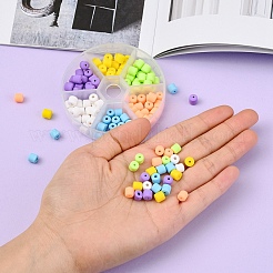 6 Colors Polymer Clay Bead Strands&nbsp;CLAY-YW0001-18