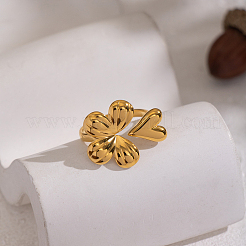 304 Stainless Steel Cuff Open Rings for Women&nbsp;LS-JX0804