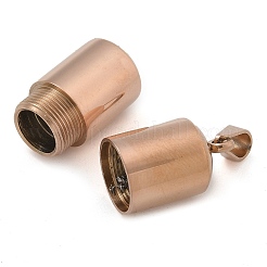 304 Stainless Steel Openable Urn Ashes Pendants&nbsp;STAS-M084-05B