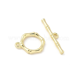 合金マンテル  カドミウムフリー＆鉛フリー  ラックめっき  竹  ゴールドカラー  リング：15x12x2mm  穴：1.4mm  バー：4.5x22x2mm  穴：1.4mm&nbsp;FIND-B047-06G