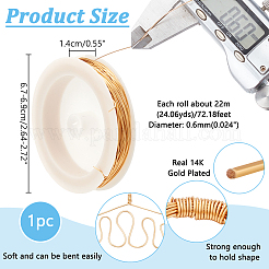 Copper Jewelry Wire&nbsp;CWIR-NB0001-02G