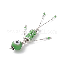 Glass Seed Beaded Human Pendants&nbsp;PALLOY-MZ00997