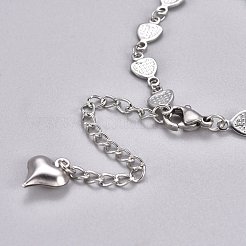 304 Stainless Steel Bracelet Making&nbsp;STAS-WH0014-21P