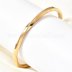 304 Stainless Steel Cuff Bangles for Women&nbsp;BJEW-H644-04G
