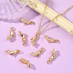SHEGRACE Brass Pave Clear Cubic Zirconia Charms&nbsp;XGRQ4D131-656G