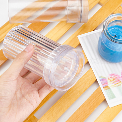 プラスチックキャンドル型 2種類 2個  支柱DIYキャンドル作り用品  透明  1個/スタイル&nbsp;AJEW-OC0002-11