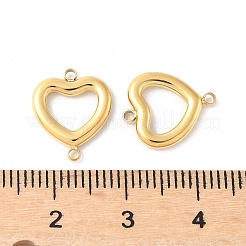304 Stainless Steel Hollow Connector Charms&nbsp;STAS-L022-416G