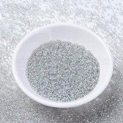 MIYUKIデリカビーズ  シリンダー  日本製シードビーズ  11/0  （db1251)透明グレーミストab  1.3x1.6mm  穴：0.8mm  約2000PCS /ボトル  10 G /ボトル&nbsp;SEED-JP0008-DB1251