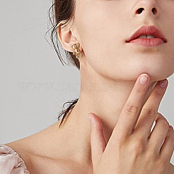 Bear Brass Stud Earrings for Women&nbsp;EJEW-SZ0001-71