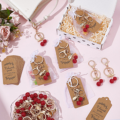 26Pcs Resin Imitation Fruit Keychain&nbsp;KEYC-UN00019