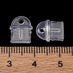 PVCモバイル防塵プラグ  携帯用防塵プラグ  透明  1.05x0.95x0.4cm  穴：2mm&nbsp;KY-WH0045-63