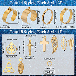DIY Charm Finger Ring Making Kit&nbsp;DIY-SC0023-59
